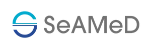 Logotipo de SeAMeD S.A. Equipamiento e Insumos Médicos